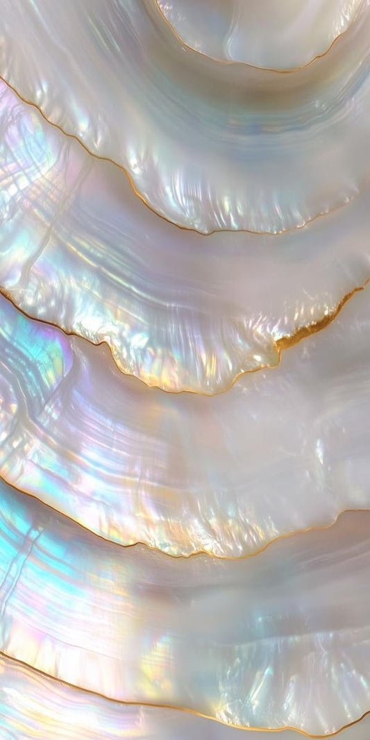 Minies pampilles "Blanc Nacré 🤍✨️" (vendues sans créoles).