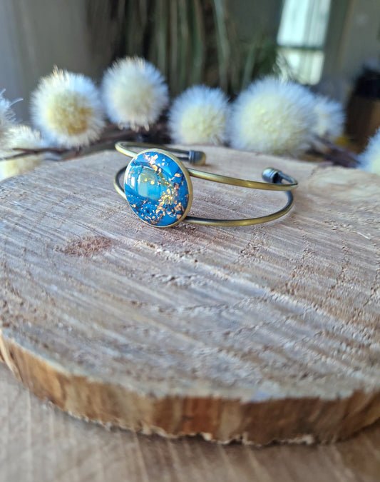 Bracelet jonc "Turquoise 🩵"