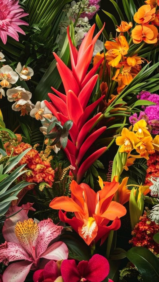 Minies pampilles "Tropical Summer 🌺🦜" (vendues sans créoles).