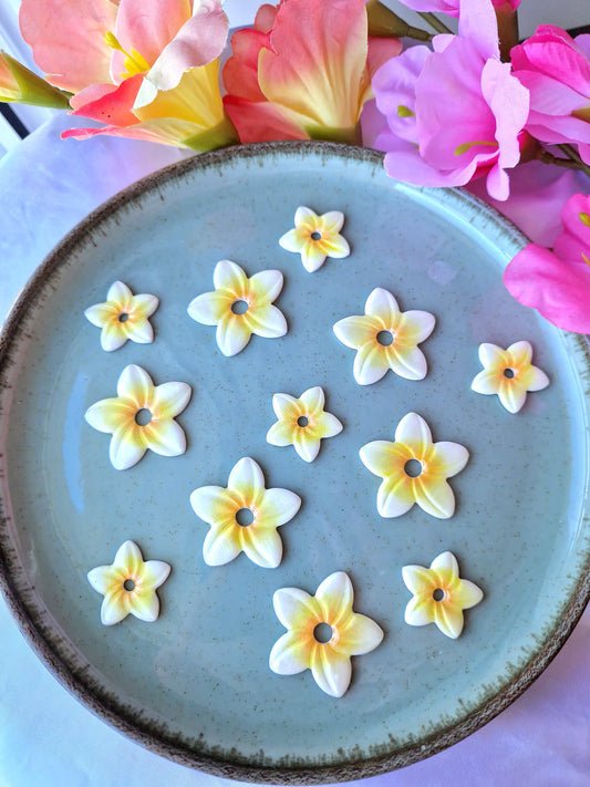 Pampilles "Fleur de Tiaré 🌺" (vendues sans créoles).