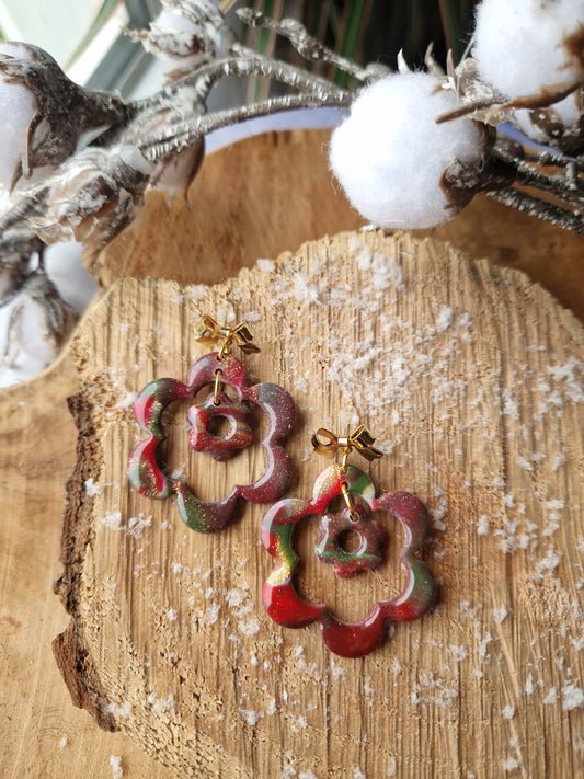 Boucles "Duo de fleurs 🌸"