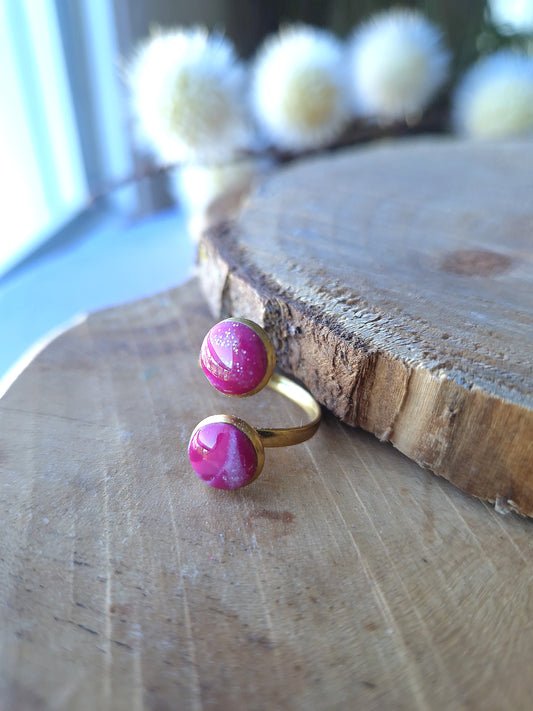 Bague ajustable 🩷 doré