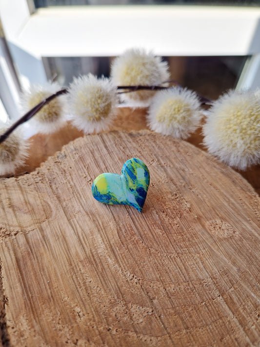 Pin's cœur "Méditerranée"